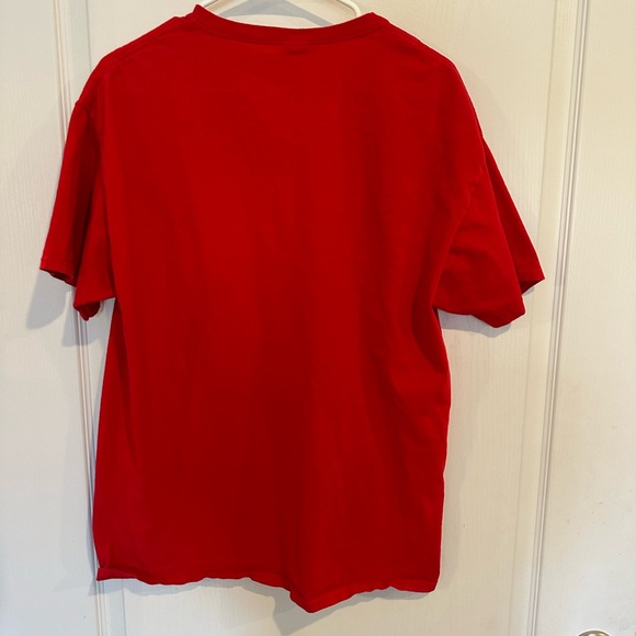 Meowy Christmas grumpy cat T-shirt. Unisex size large - Picture 3 of 5